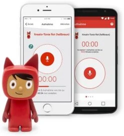 Tonies Kreativ-Tonie, Rot/hellbraun -TONIES Geschäft 20366516 02