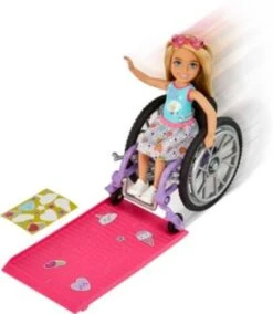Barbie Chelsea-Puppe (blond) Und Rollstuhl. Spielzeug Für Kinder Ab 3 Jahren -TONIES Geschäft 26406524 04