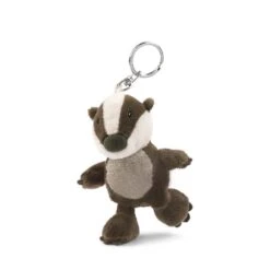 Nici 27468 Schlüsselanhänger Dachs Ca 10cm Plüsch Kuscheltier Forest Friends