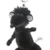 Nici 28993 Schlüsselanhänger Schwarze Ratte Rock Star Baby 10cm Plüsch -TONIES Geschäft 28993