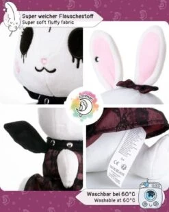 Corimori® Alice Das Gothic-Häschen 26cm Stofftier Plüschtier -TONIES Geschäft 29117806 05