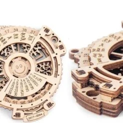 Brightake DIY Holz 3D Puzzle Zusammengesetztes Spielzeug Selbst Montage Mechanische Kalender Holz Getriebe Modell -TONIES Geschäft 30564704 03