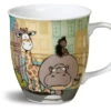 Nici 38654 Porzellantasse Nilpferd, Giraffe & Stachelschwein Kaffeetasse -TONIES Geschäft 38654 me