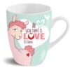 Nici 42712 Tasse Lama All You Need Is Love Porzellan Kaffeetasse Teetasse 310ml -TONIES Geschäft 42712 01 HA Frei 2048x1890