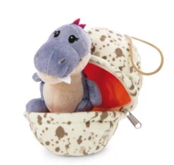 Nici 48805 Dino Baby Mädchen Im Ei 13cm Mit Loop Plüsch Dinosaurier GREEN