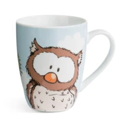 Nici 48938 Tasse Eule Oscar Porzellan Ca 310ml Mit Banderole 10x8cm Kaffeetasse -TONIES Geschäft 48938 03 ZA weiss 2025x2048