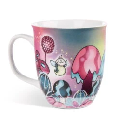 Nici 49113 Tasse Einhorn Midnight Floral "Be A Light In The Dark" Ca 360ml -TONIES Geschäft 49113 04 ZA weiss 2039x2048