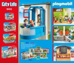 PLAYMOBIL® 9453 Große Schule Mit Einrichtung -TONIES Geschäft 8001451 03